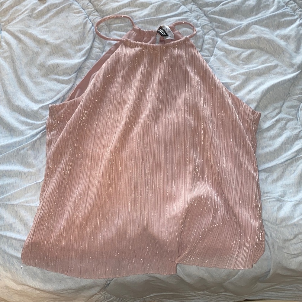 H&M shimmer tank